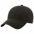 Casquette taille unique noire en textile à visière courbée style décontracté